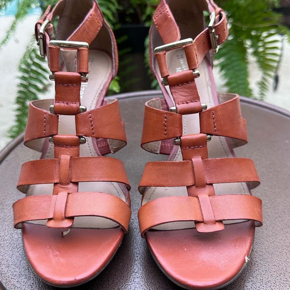 Naturalizer Terracotta Strappy Sandals